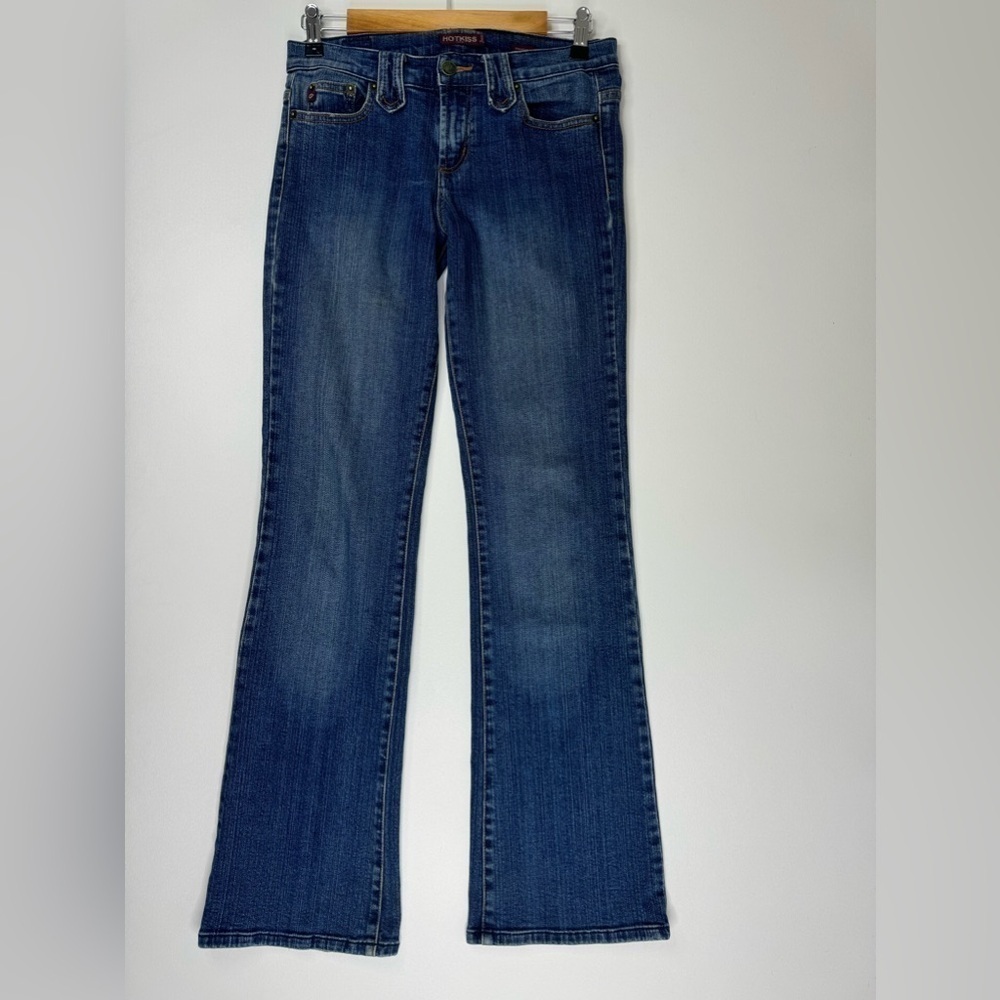 Y2K Hot Kiss Low Rise Passion Boot Cut Grunge Jeans Size 7